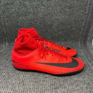 Nike MercurialX Victory VI DF IC Indoor Soccer Shoes Red Black Men 13 903613-616